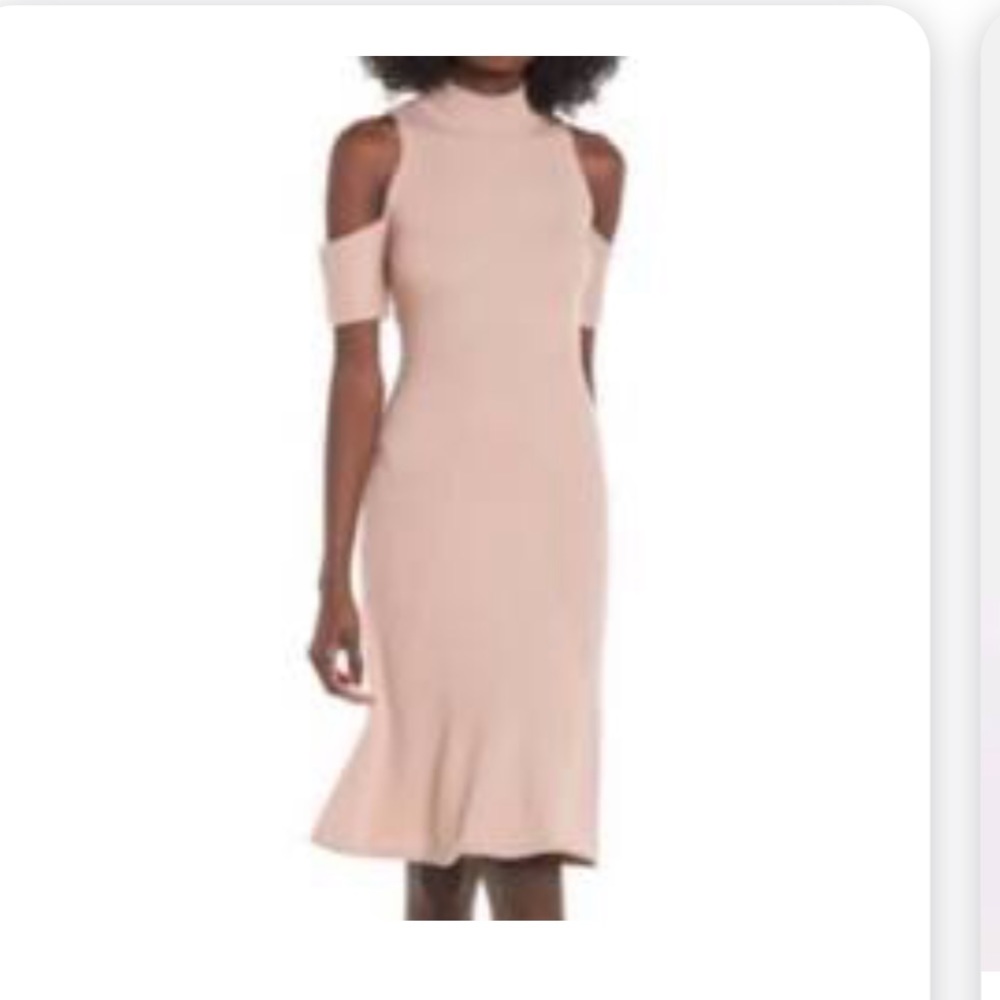 Leith Pink Sweater Dress